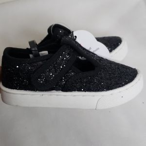 Wonder nation t strap glitter sneakers